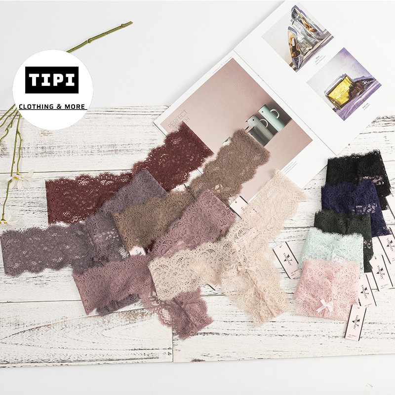 [Mã 2611THTRANG100K hoàn 10% xu đơn 99K] Quần lọt khe nữ cao cấp chất ren 8003 D2