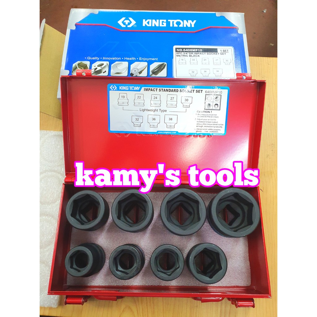 Bộ tuýp 8 chi tiết Kingtony 6408MP