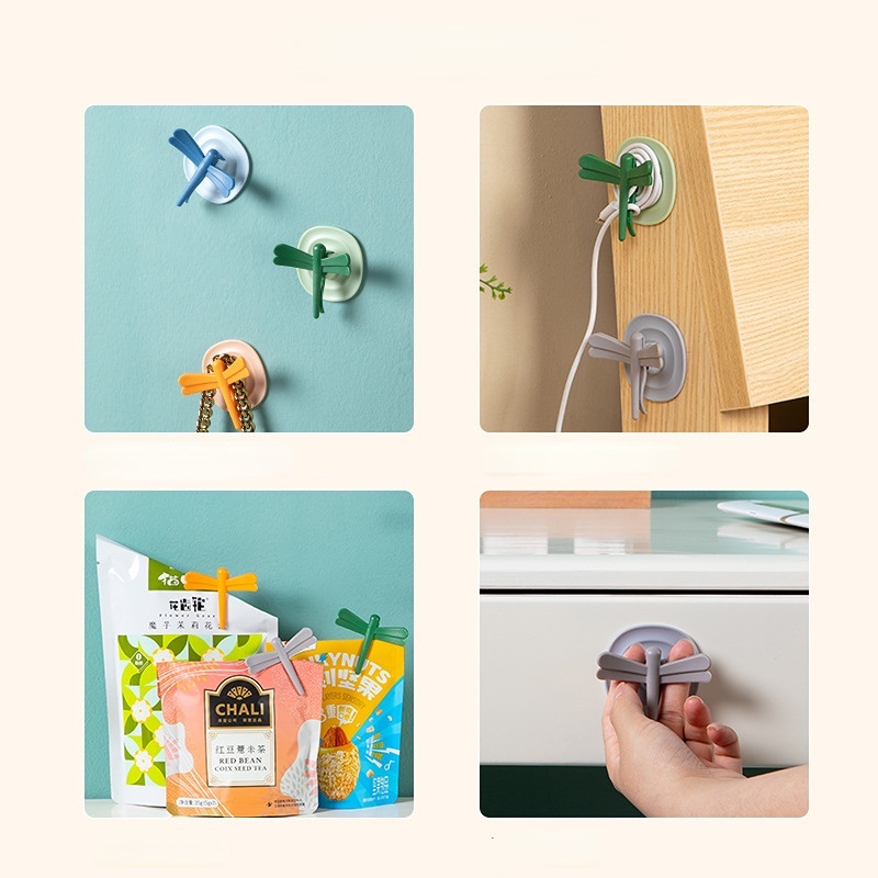 Móc Treo Đồ Dán Tủ Lạnh Đa Năng Hình Hoạt Hình