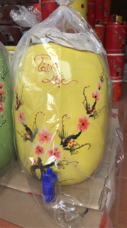 Bình sứ đựng nước Bát Tràng