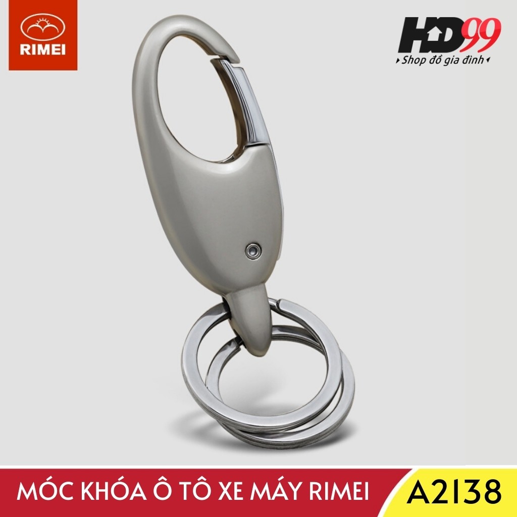 Móc Khóa Ô tô Xe Máy RIMEI A2138-2 | Hàng Cao Cấp Từ Thép Chuyên Dụng Mạ Crome Sáng Bóng Phong Cách Đơn Giản Lịch Lãm | BigBuy360 - bigbuy360.vn