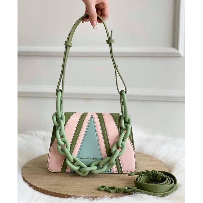 Túi xích to mẫu mơi kèm 3 dây đeo sz 21cm