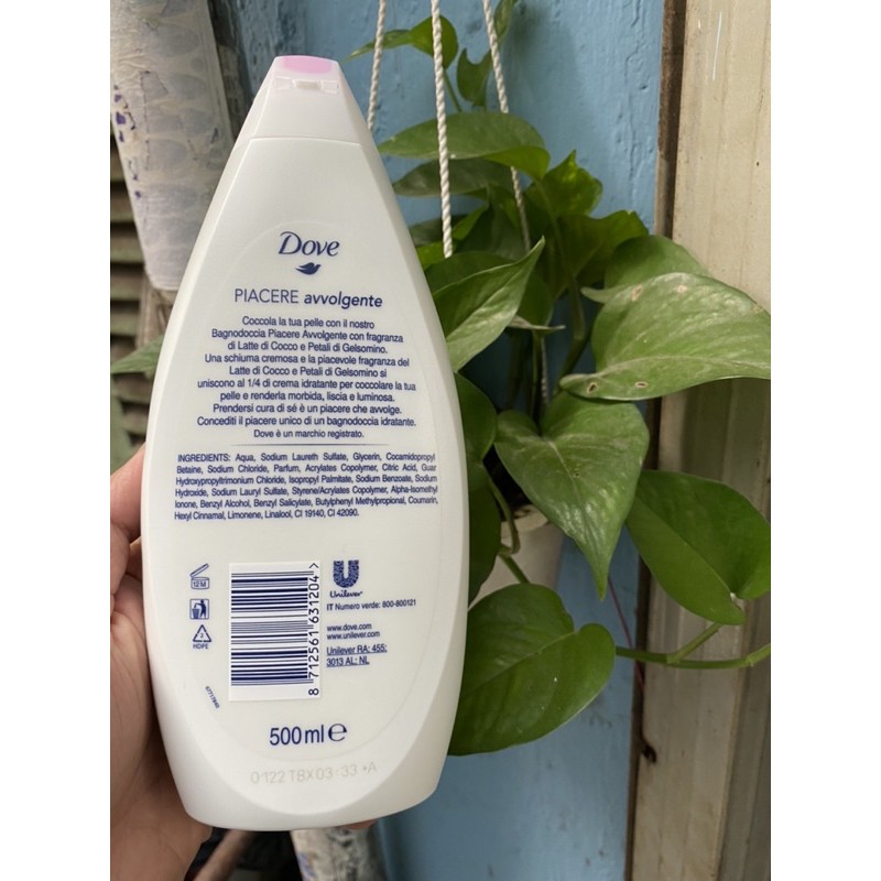 Sữa Tắm Dove Đức Hương Dừa 500ml