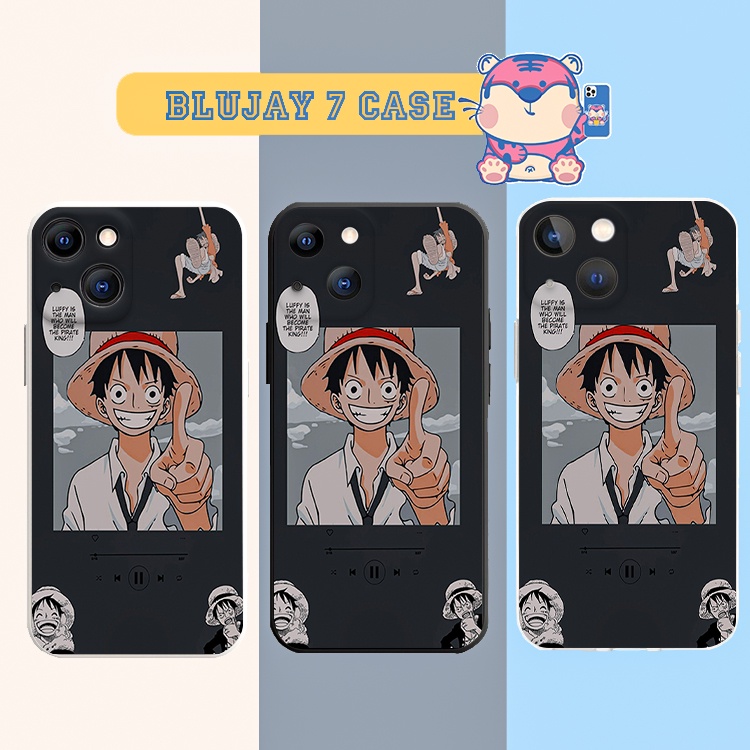 Ốp đt Luffy dễ thương cho iPhone 13ProMax iPhone 11 X XsMax Xr iPhone 7 8Plus BLUJOPC0033