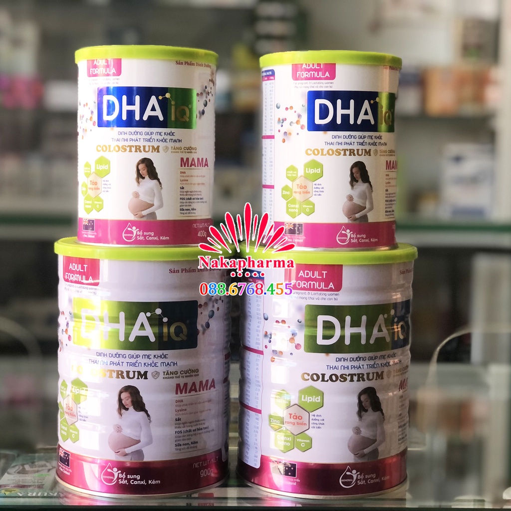 Sữa bột DHA IQ Mama Colostrum – Giúp mẹ khỏe, thai nhi phát triển khỏe mạnh