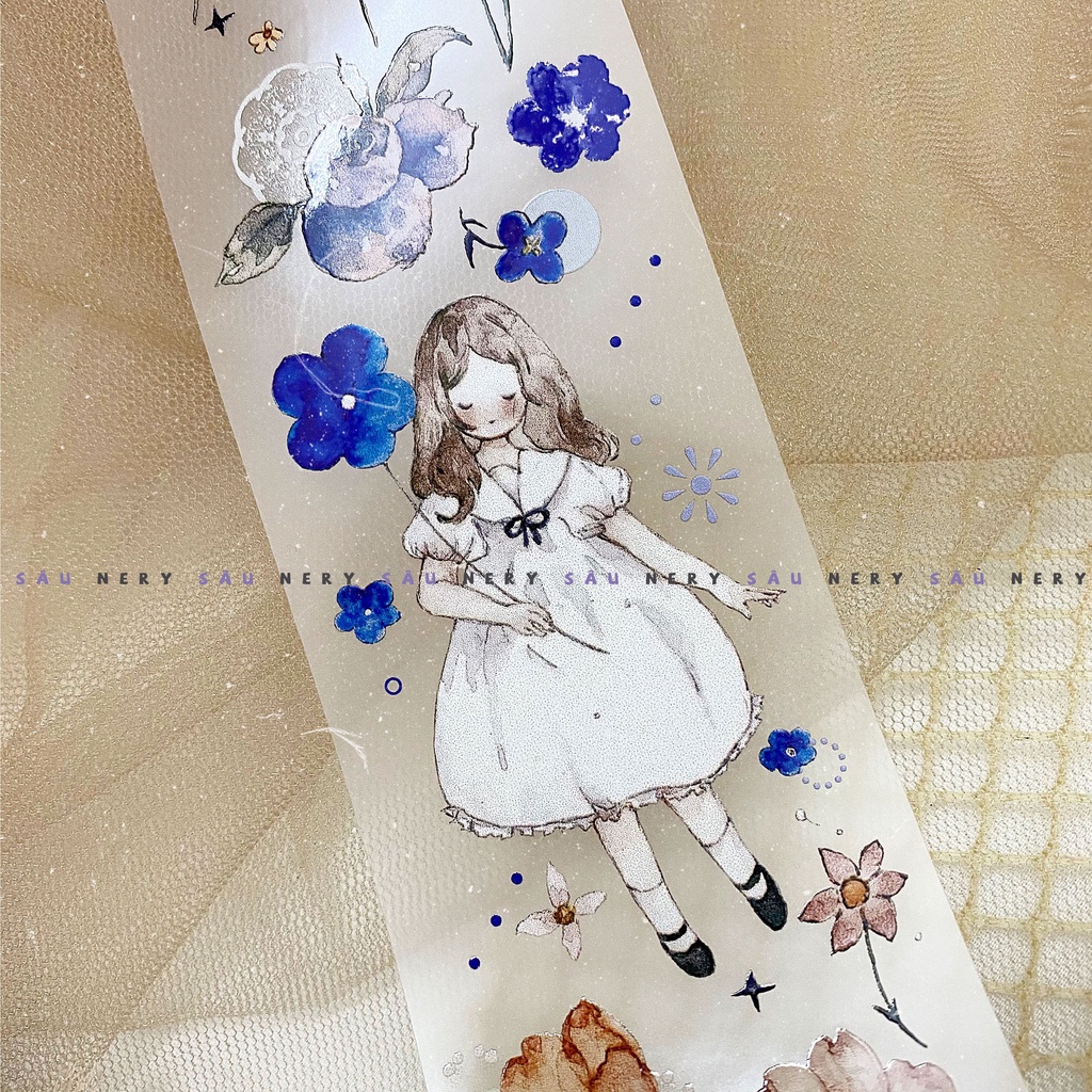 Sâu Nery - Washi tape cô gái Uno dễ thuơng xinh xắn Vol.1 by FT