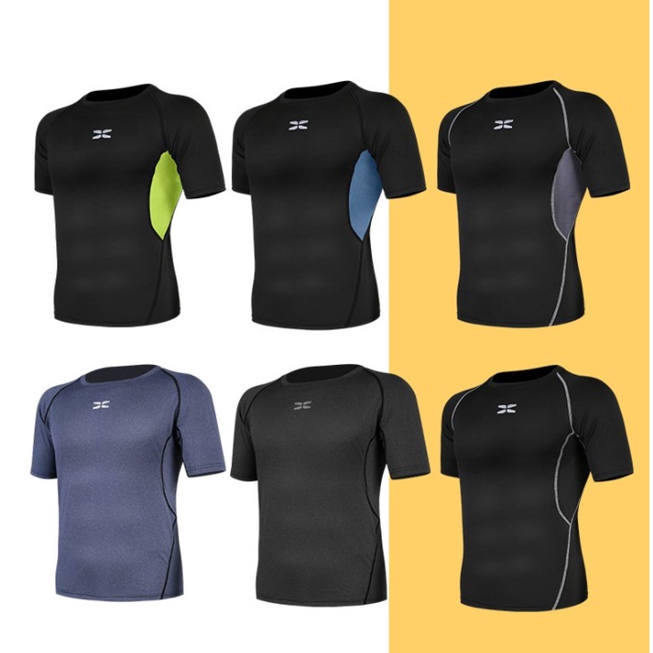 Áo Legging Thể Thao Nam, Áo Giữ Nhiệt Nam Dài Tay Chuyên Tập Gym &amp; Chạy Bộ Top Menswear A2