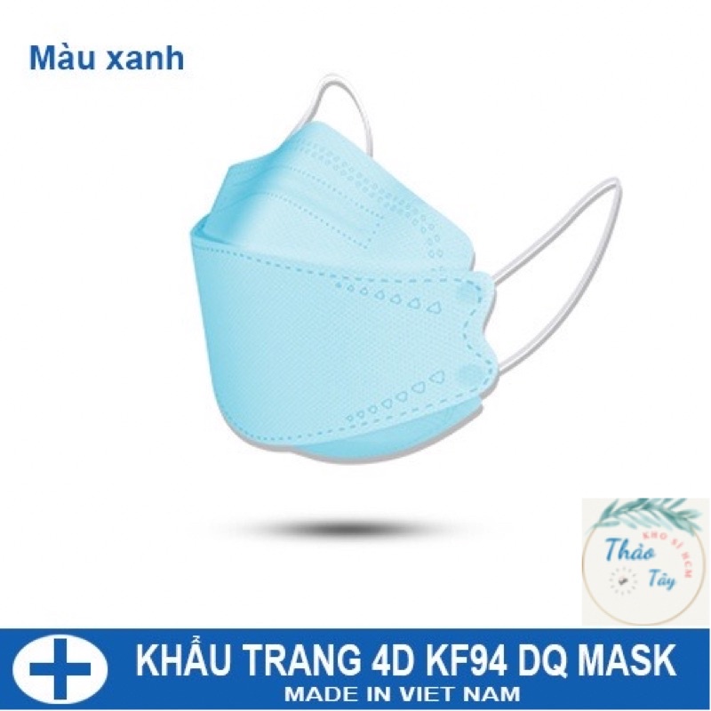 Khẩu Trang 4 Lớp Kháng Khuẩn 4D Mask Kf94 Tiêu Chuẩn Xuất Khẩu 1 cái