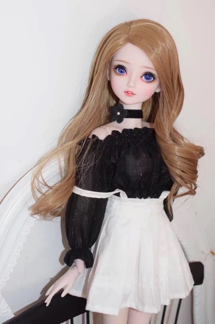 Búp bê bjd yeluoli thế hệ mới váy yếm