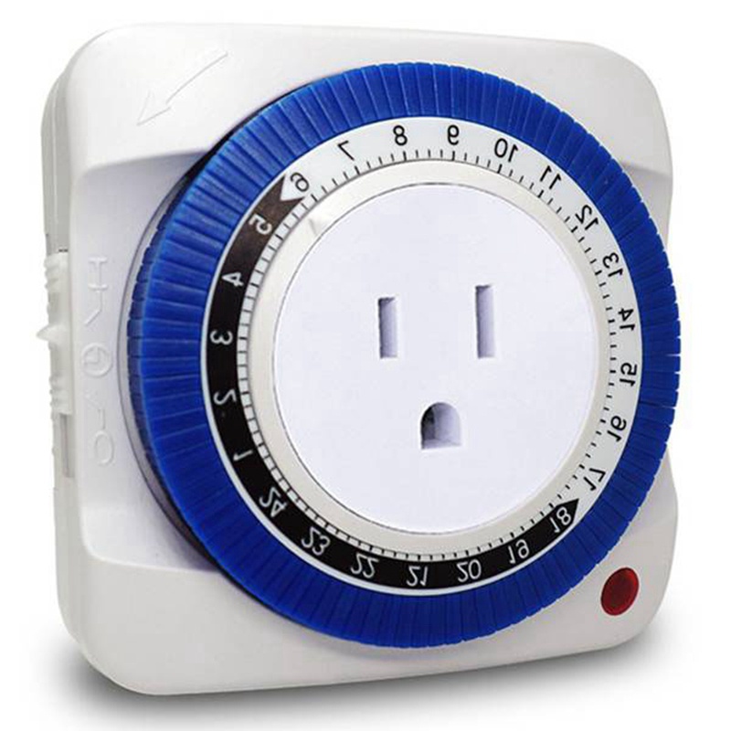 Ổ Cắm Điện Hẹn Giờ 24 Giờ 230V Tiết Kiệm Điện Năng