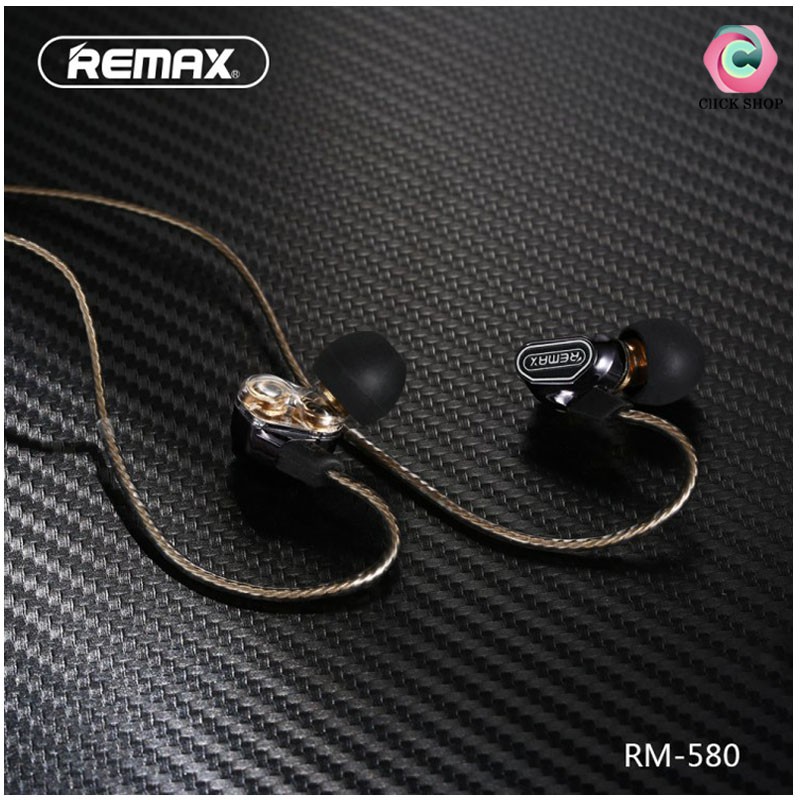 Tai nghe thời trang In-ear Remax RM-580- Tai nghe có dây remax RM-580 siêu chất