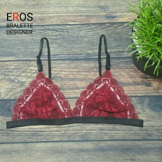 Áo lót bralette đỏ đô