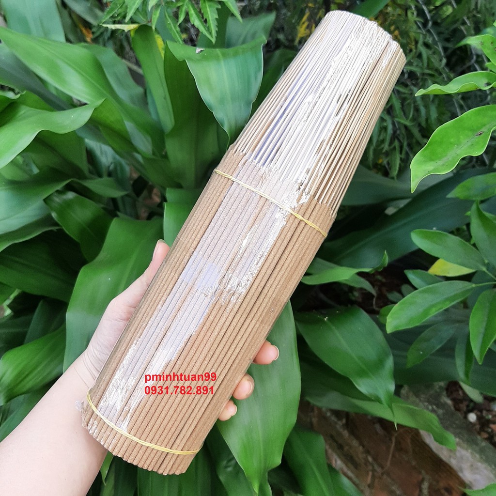 Nhang Trầm Hương Bó 460 Cây [GIÁ TẬN XƯỞNG] Chân Mộc 30cm Tự Nhiên 100%