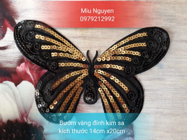 Bướm đính kim sa