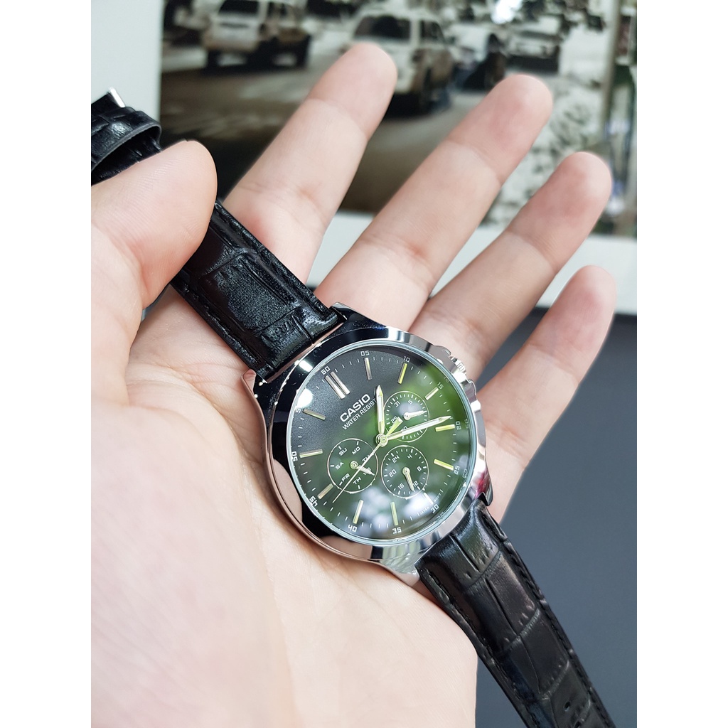 Đồng hồ nam casio MTP-V300 Đồng hồ kim  Đồng hồ đẹp chính hãng Anh Khuê