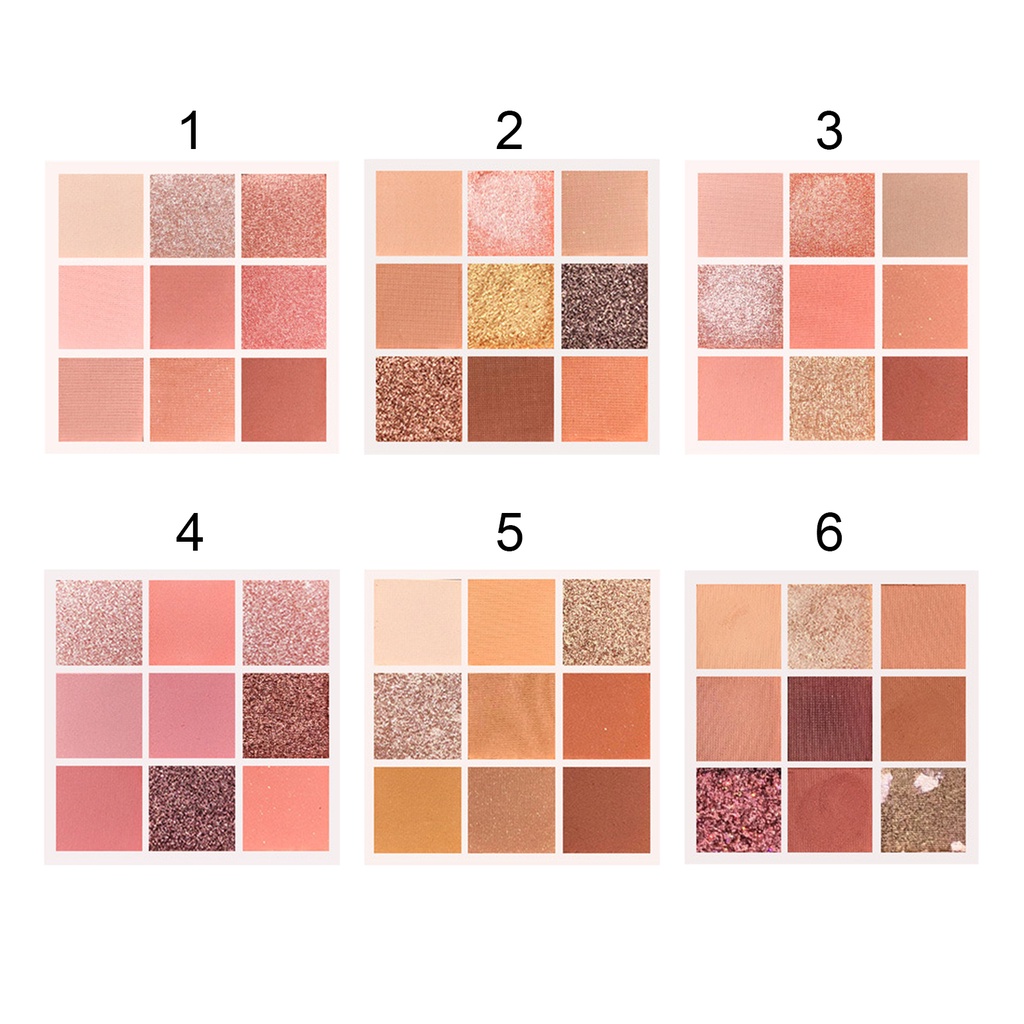 (Hàng Mới Về) Bảng Phấn Mắt 9 Màu Lì Và Ánh Ngọc Trai Kết Cấu Mịn Màng Lâu Trôi Cho Nữ | BigBuy360 - bigbuy360.vn