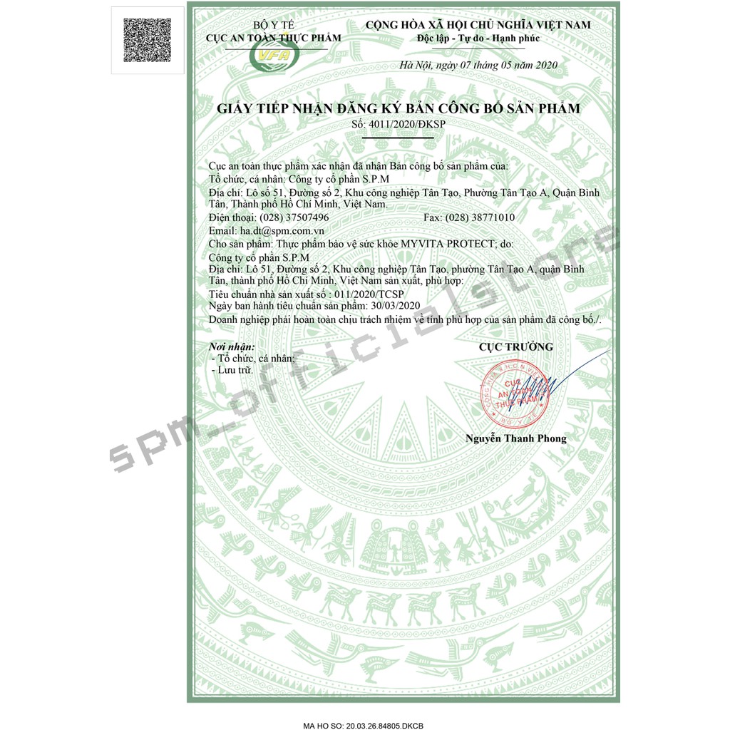 Hộp 30 viên ngậm MyVita Protect giảm ho đờm, đau rát cổ họng - SPM Official Store