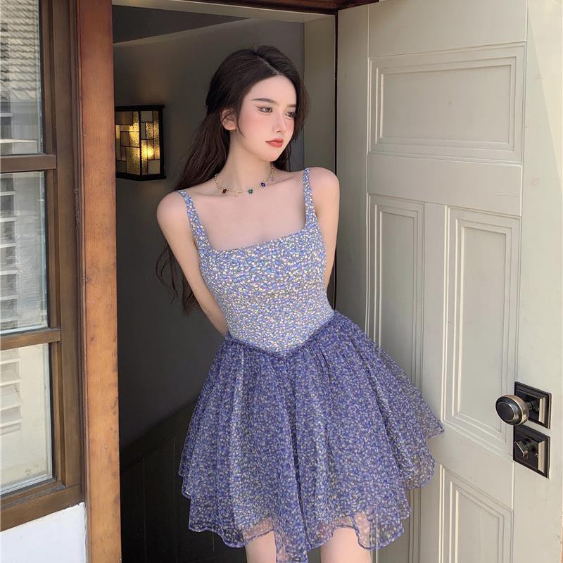 Đầm Hai Dây Dáng Chữ A Ôm Eo In Họa Tiết Hoa Thời Trang Xuân Hè Mới Dành Cho Trẻ Em (2021) | BigBuy360 - bigbuy360.vn