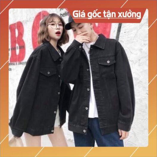 Áo Khoác KAKI chống nắng Nam Nữ BTS Đen Trơn Unisex KK011 jean kaki | BigBuy360 - bigbuy360.vn