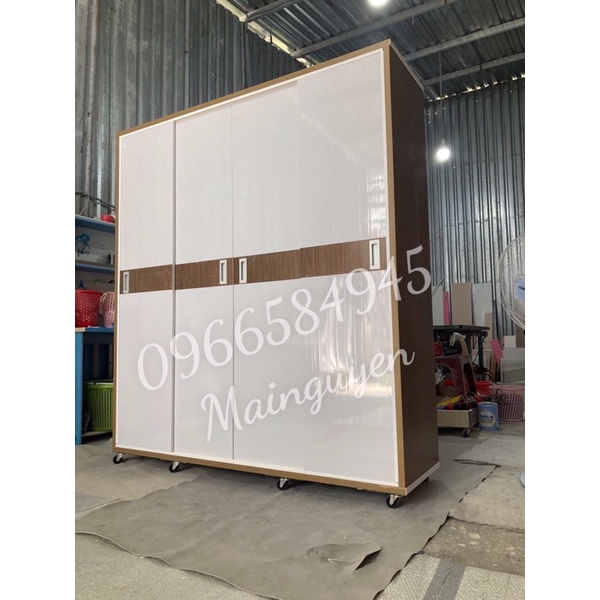 Tủ nhựa đài loan 4 cánh lùa FREESHIP và lắp ráp hcm 15km
