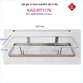 KỆ PHÒNG TẮM INOX KAG-RT1176