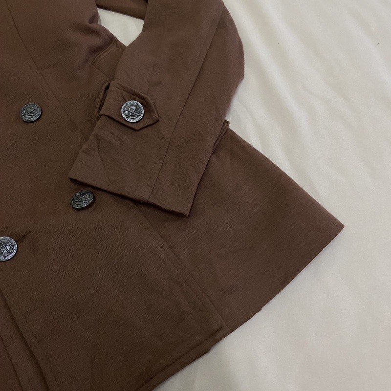 Áo khoác kaki nâu