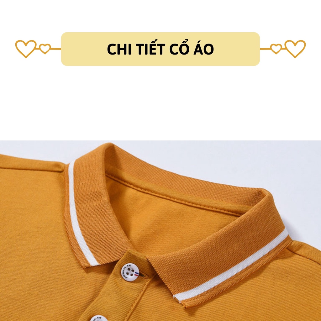Áo Polo bé trai ngắn tay 27Kids AKLAowkulae thun sơ mi cộc nam cho trẻ từ 4-14 tuổi BSPO3