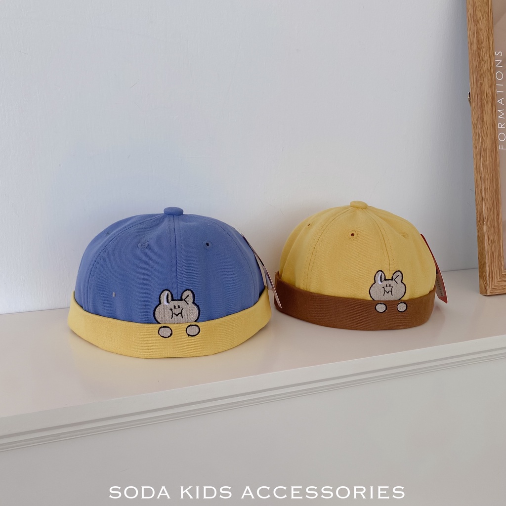 ( ẢNH THẬT ) mũ vải tròn thỏ béo