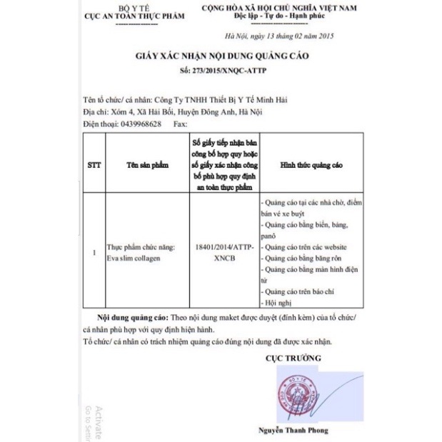 EVA SLIM COLLAGEN giảm cân USA _MINH QUÂN