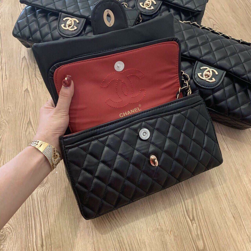 Túi Xách Nữ Classic Hai Nắp Da Mềm Siêu Hot 2022