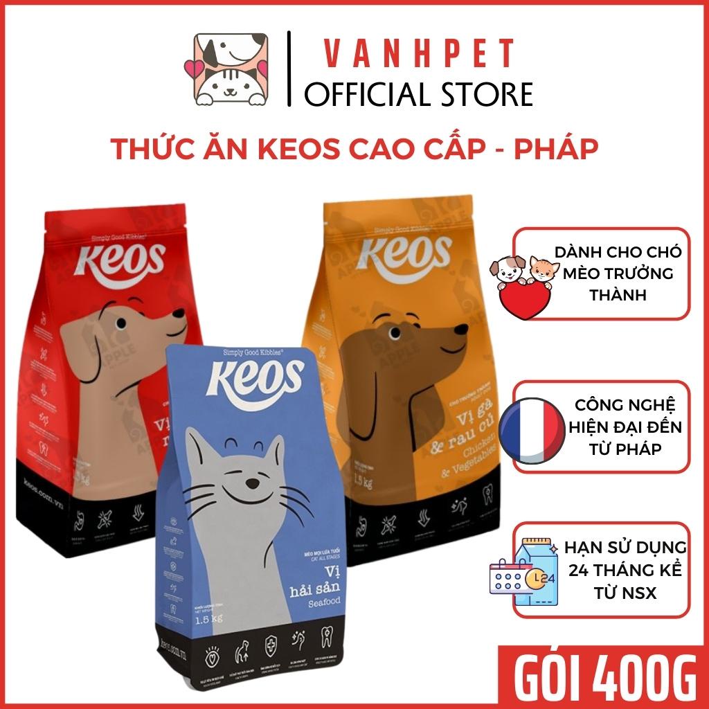 Thức ăn cho chó mèo trường thành KEOS cao cấp đến từ Pháp - vanhpet