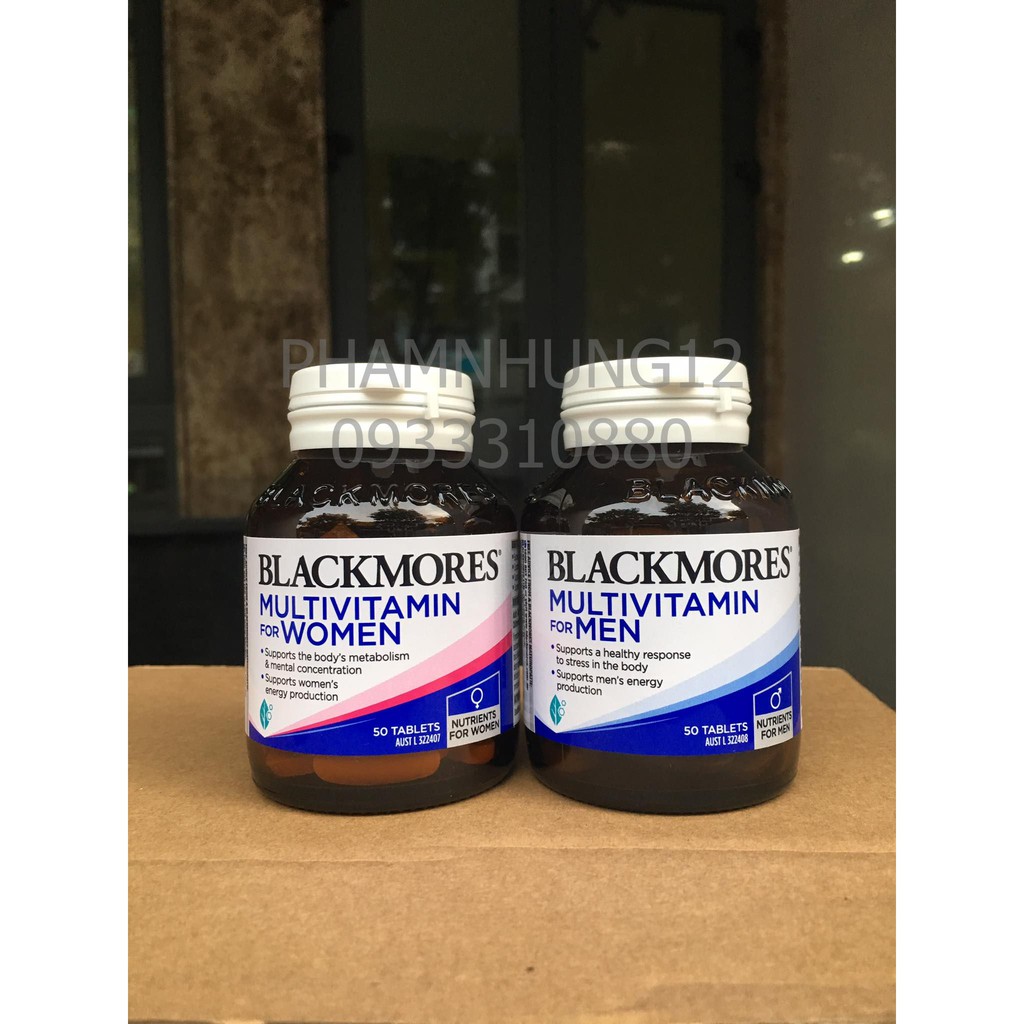 Vitamin cho phụ nữ Blackmores Women’s Vitality Multi (50 viên).