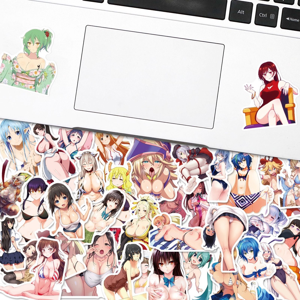 200/100/50 Sticker Hoạt Hình Dán Laptop, Điện Thoại, Guitar
