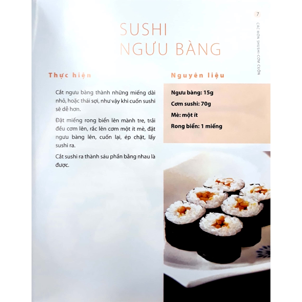 Sách - Các Mon Sushi Cơm Cuộn