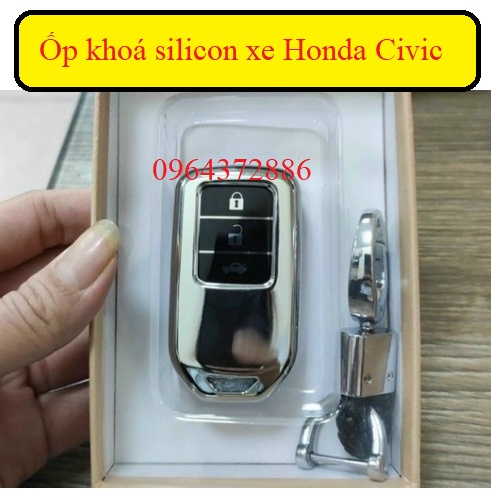 Ốp chia khóa tráng gương xe Honda City, Civic, Brio, Crv, Hrv, Jazz... kèm móc treo