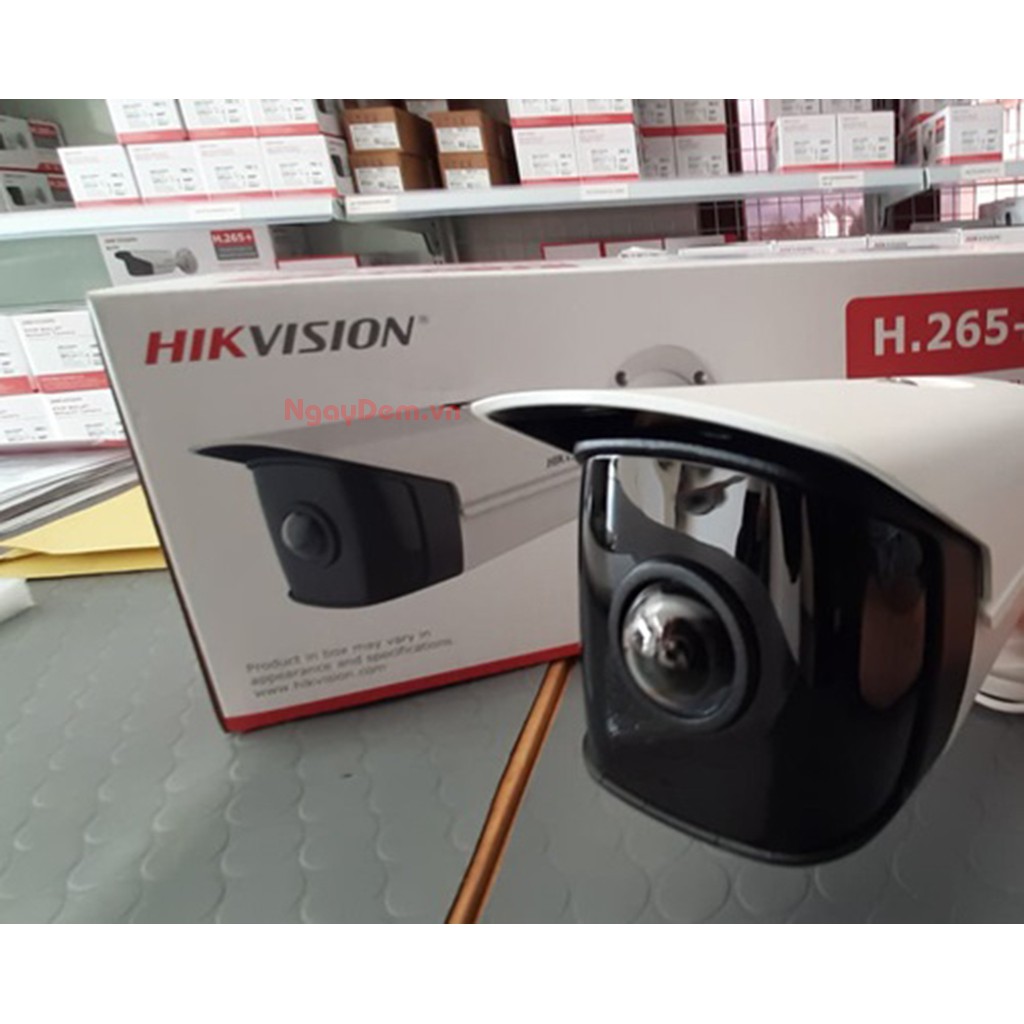 Camera IP Hikvision 4MP Thân Trụ DS-2CD2345G0P-I Góc Quay Siêu Rộng  - Hàng chính hãng bảo hành 24 tháng