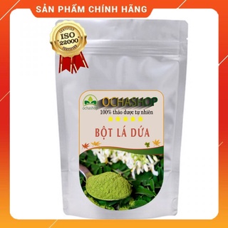 Bột lá dứa sấy lạnh nguyên chất 100gr , chuyên dùng tạo màu xanh mùi thơm