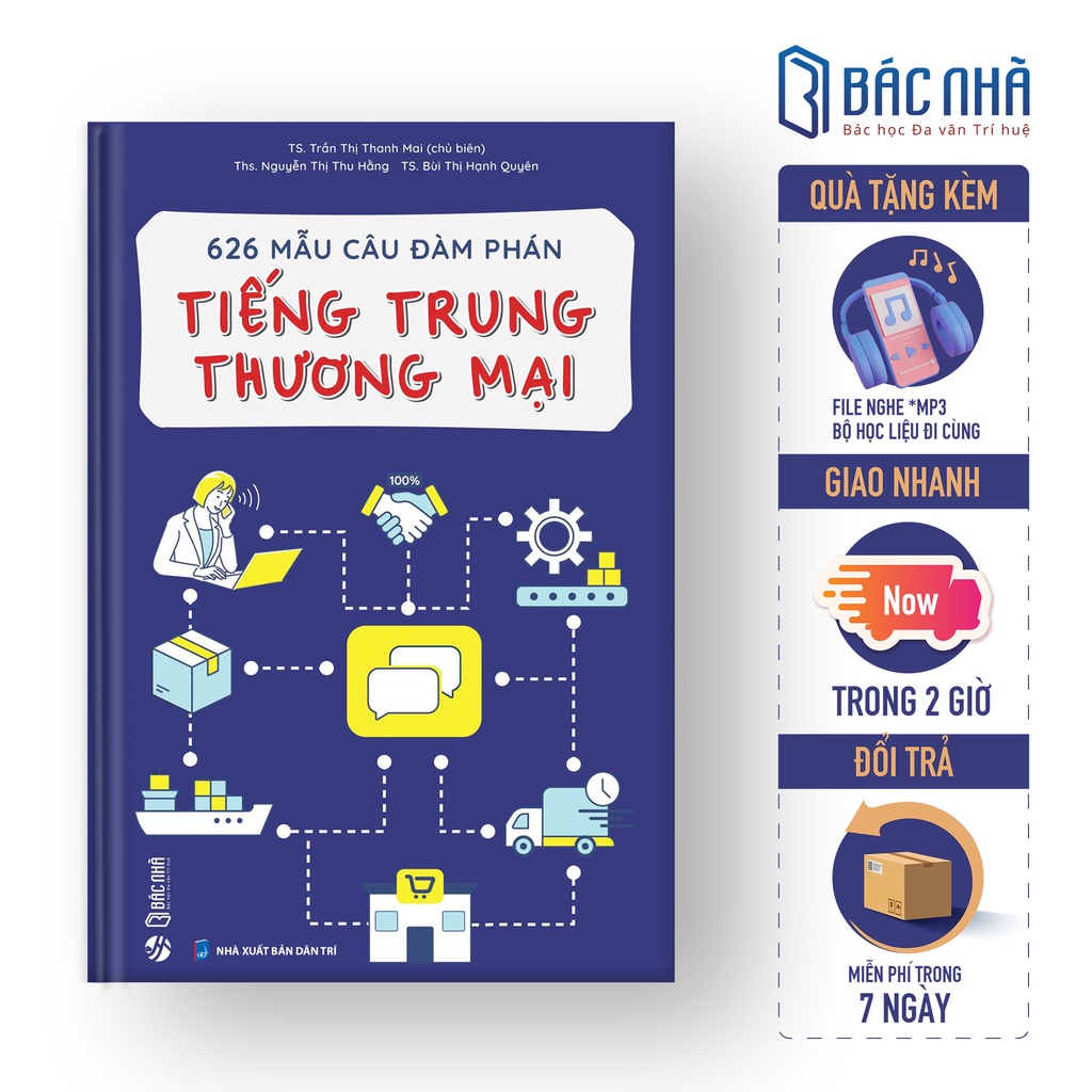 Sách - 626 mẫu câu đàm phán tiếng Trung thương mại cho người đi làm