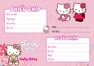PHIẾU GIAO PHIẾU SHIP 50 Tờ