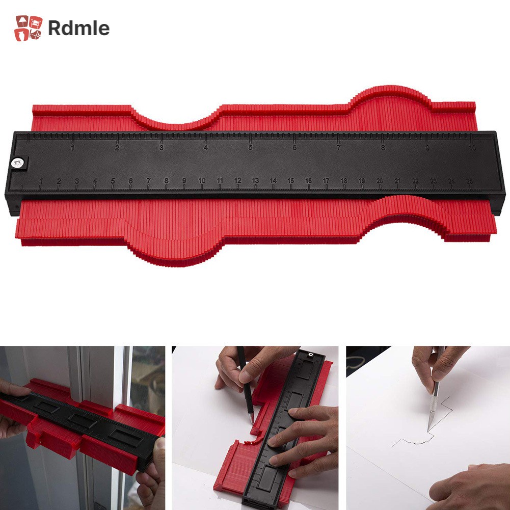 [COD]# RDMLE Contour Gauge 12/25cm Irregular Profile Gauge Ruler for Accurate Measurement