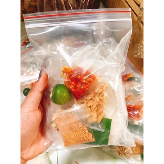 [TẶNG KÈM GÓI TRÀ SỮA THÁI] túi 120gr bánh tráng dẻo muối nhuyễn sate hành phi - siêu nhiều