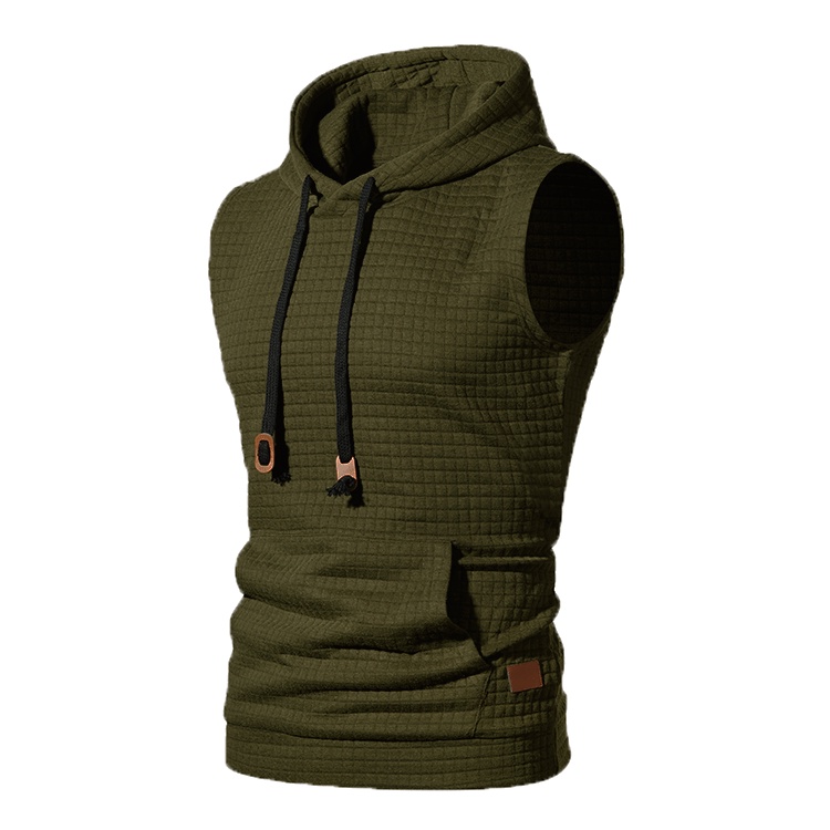 Áo Hoodie Sát Nách Tập Gym Chất Lượng Cao Thời Trang Mùa Hè Cho Nam