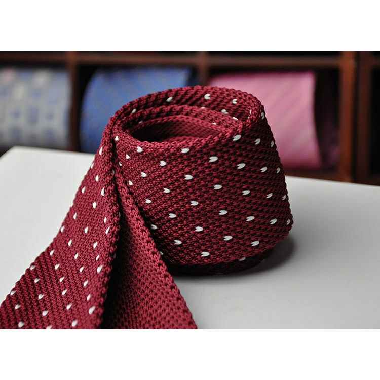 Cà vạt len cho nam phụ kiện mặc vest lịch lã ấn tượng (bản 6 cm)