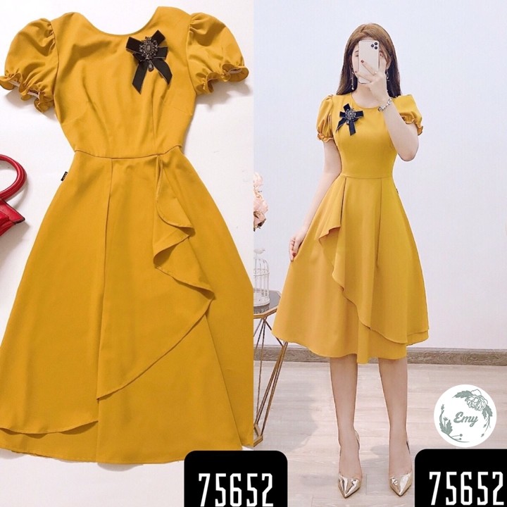 Đầm dự tiệc cao cấp tôn dáng chất đẹp đủ size 30 đến 72kg - 75652 | BigBuy360 - bigbuy360.vn