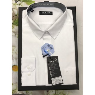 [OWEN SALE] ÁO SƠ MI TRẮNG HỌA TIẾT Ô VUÔNG AR90603D MẪU MỚI