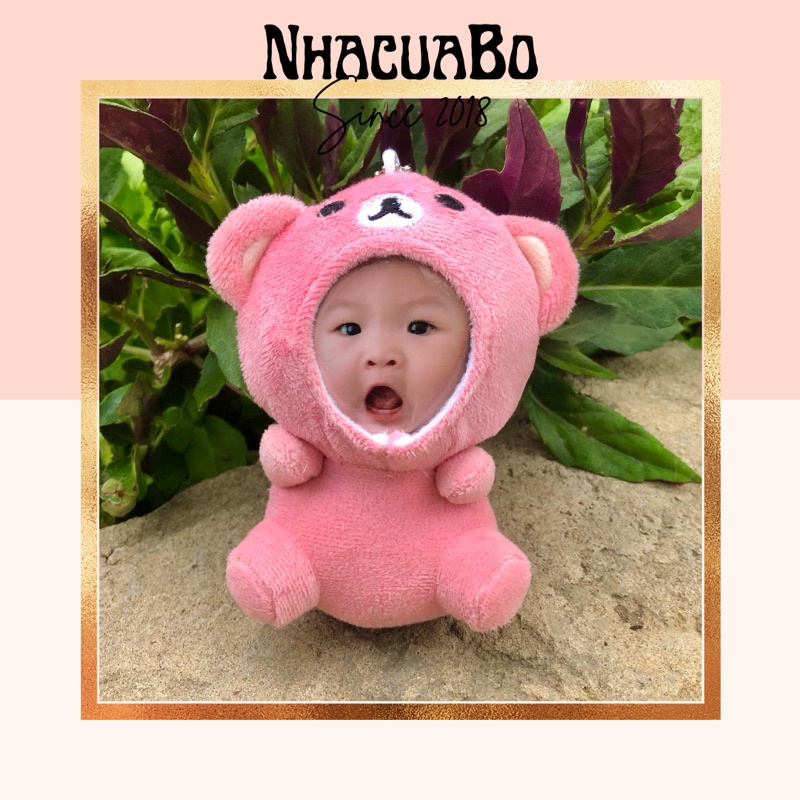 Gấu Bông In Ảnh Theo Yêu Cầu - Độc Quyền Tại Nhacuabo_since2018