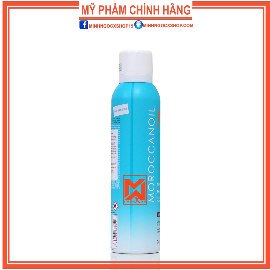 MOROCCANOIL DẦU GỘI KHÔ CHO TÓC TỐI MÀU MOROCCANOIL DRY SHAMPOO DARK TONES 65 - 205ML CHÍNH HÃNG