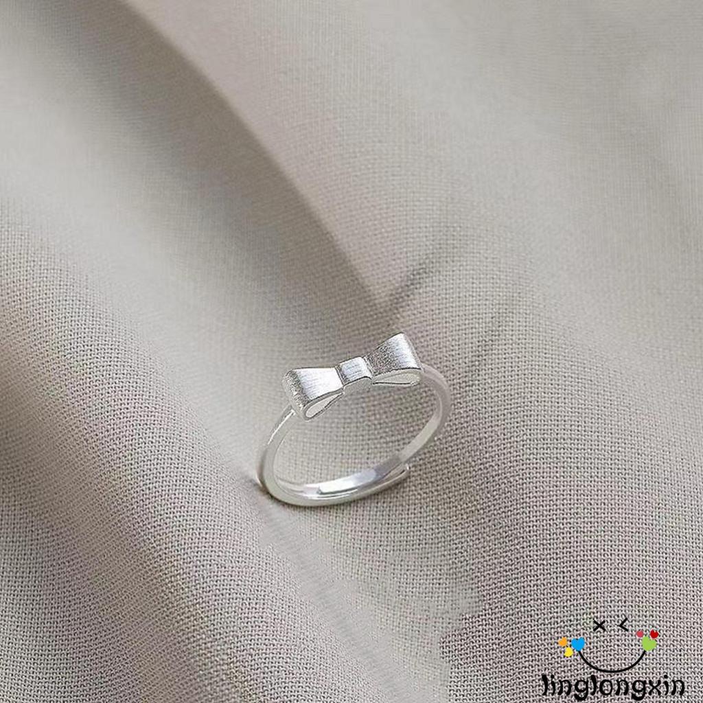 Nhẫn hình nơ hoạt hình có thể điều chỉnh kích thước cho nữ