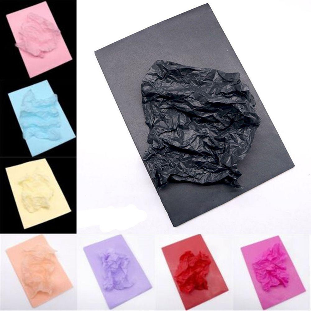 Set 100 Tờ Giấy Gói Quần Áo / Áo Sơ Mi / Giày A4 Họa Tiết Hoa Dành Cho Lễ Tình Nhân