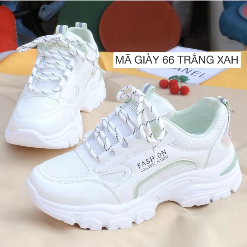 Giày Thể Thao Giày Sneaker Nữ phối đơn giản